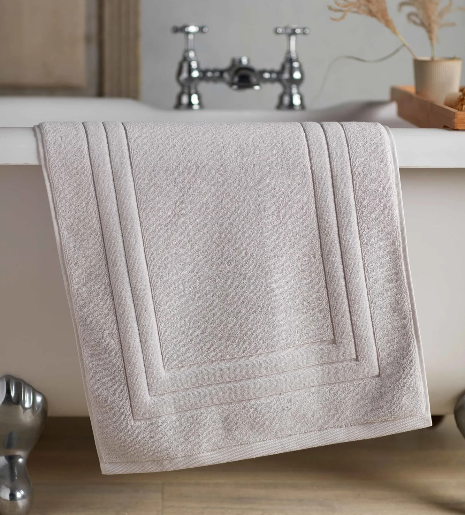 Pebble Grey Luxury Organic 100% Cotton Towels