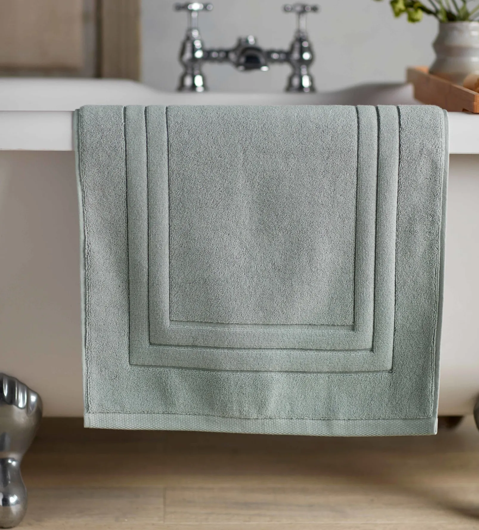Sage Green Luxury Organic 100% Cotton Towels