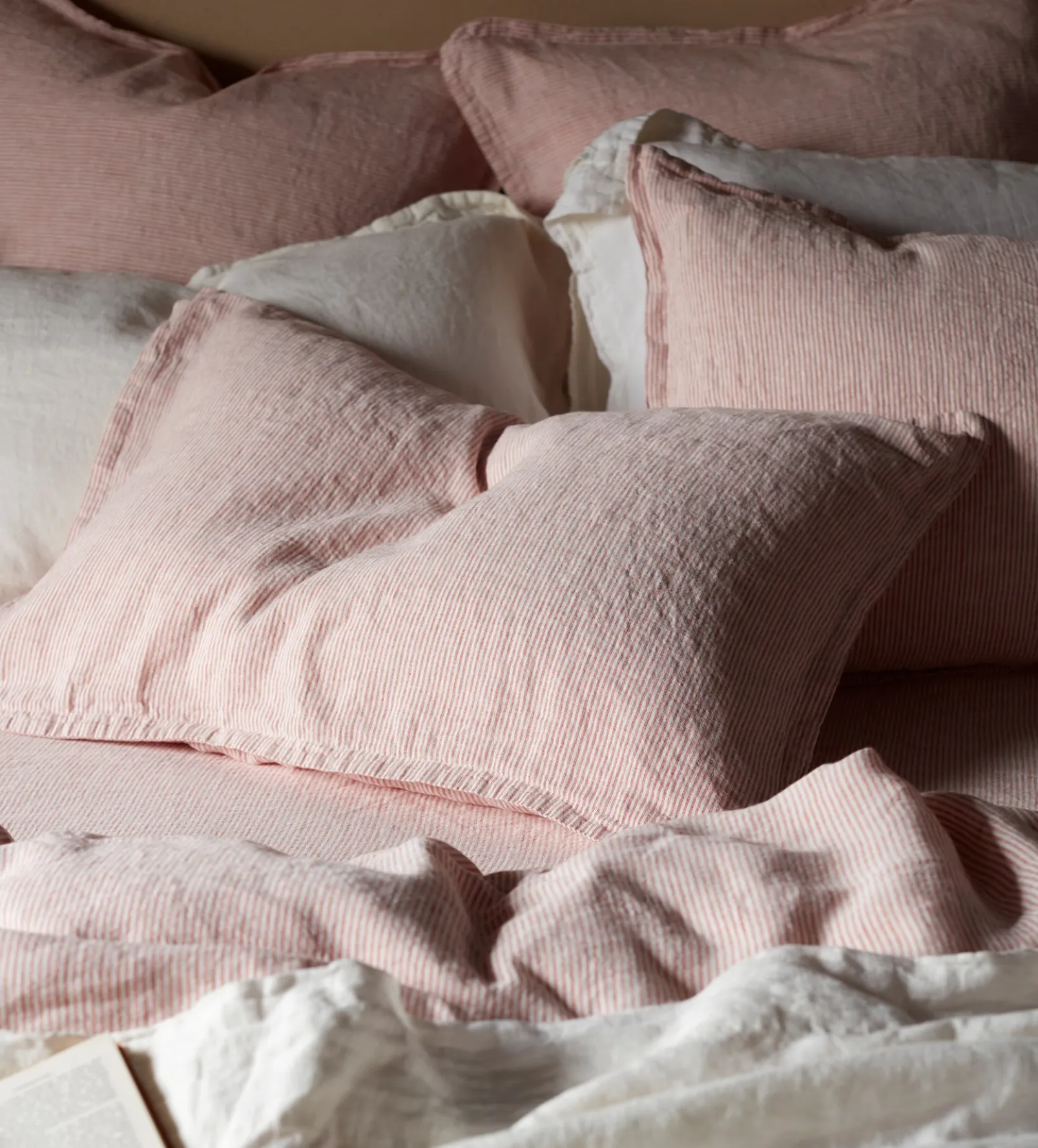 Spice Sid Stripe 100% Linen Pillowcase