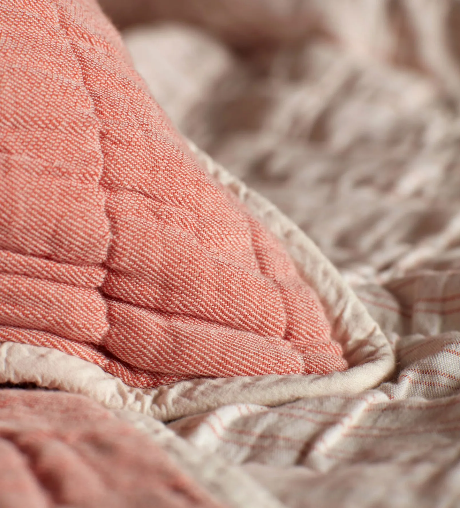 Spice Vivienne 100% Cotton Quilted Cushion Cover