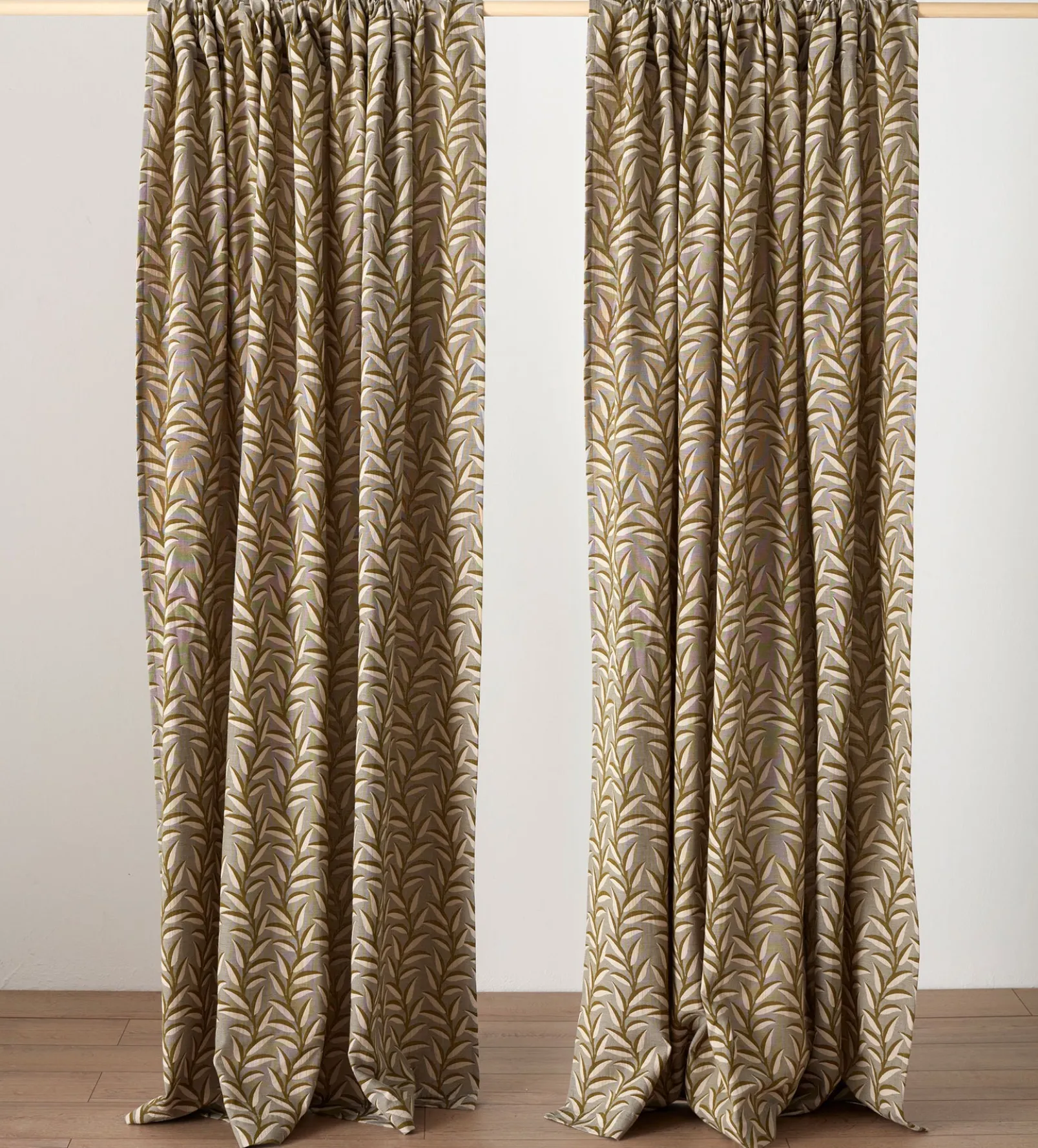 Tabitha 100% Cotton Loop Top Curtains (Pair)