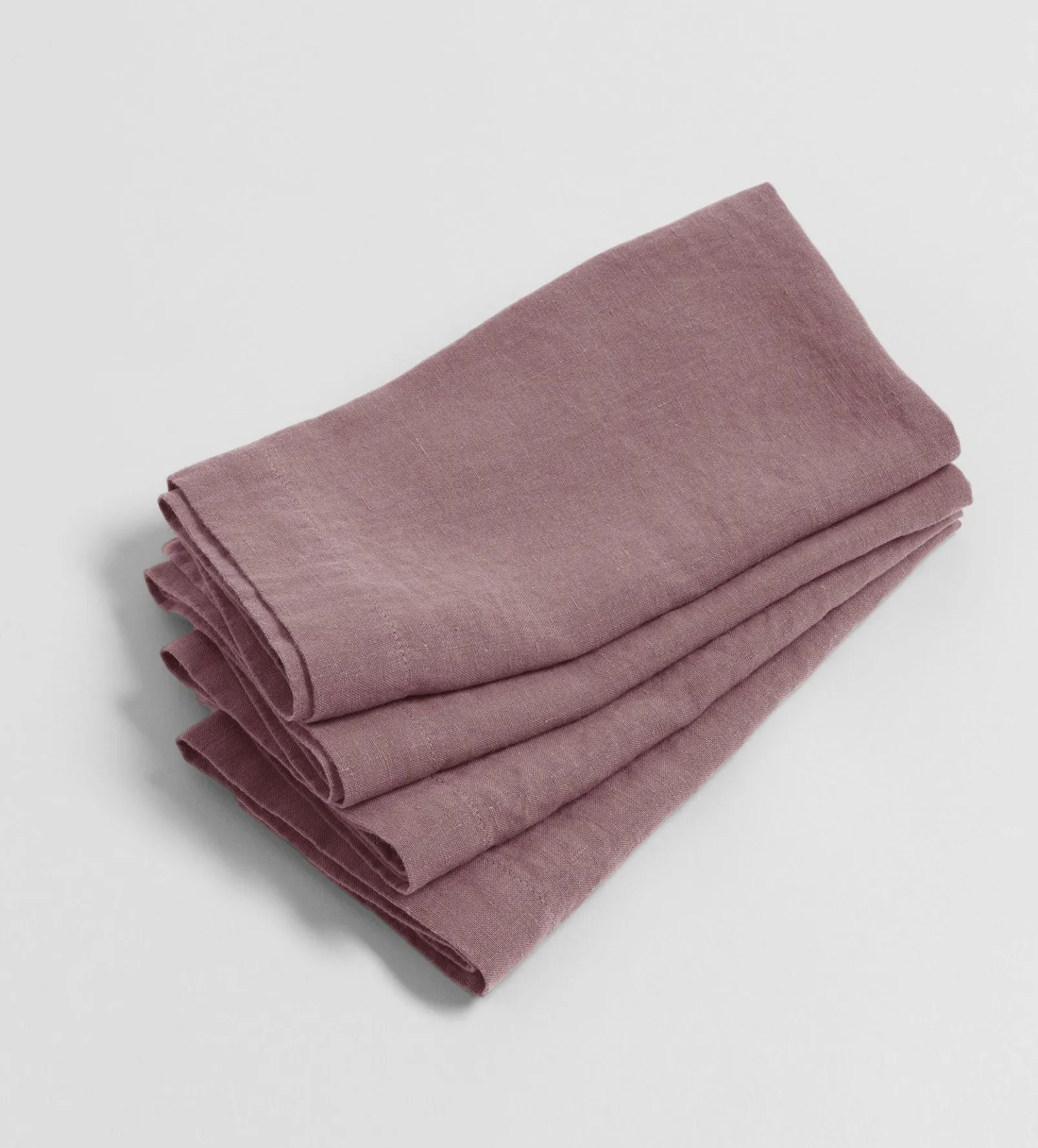 Vintage Rose 100% Linen Napkins - Set of 4