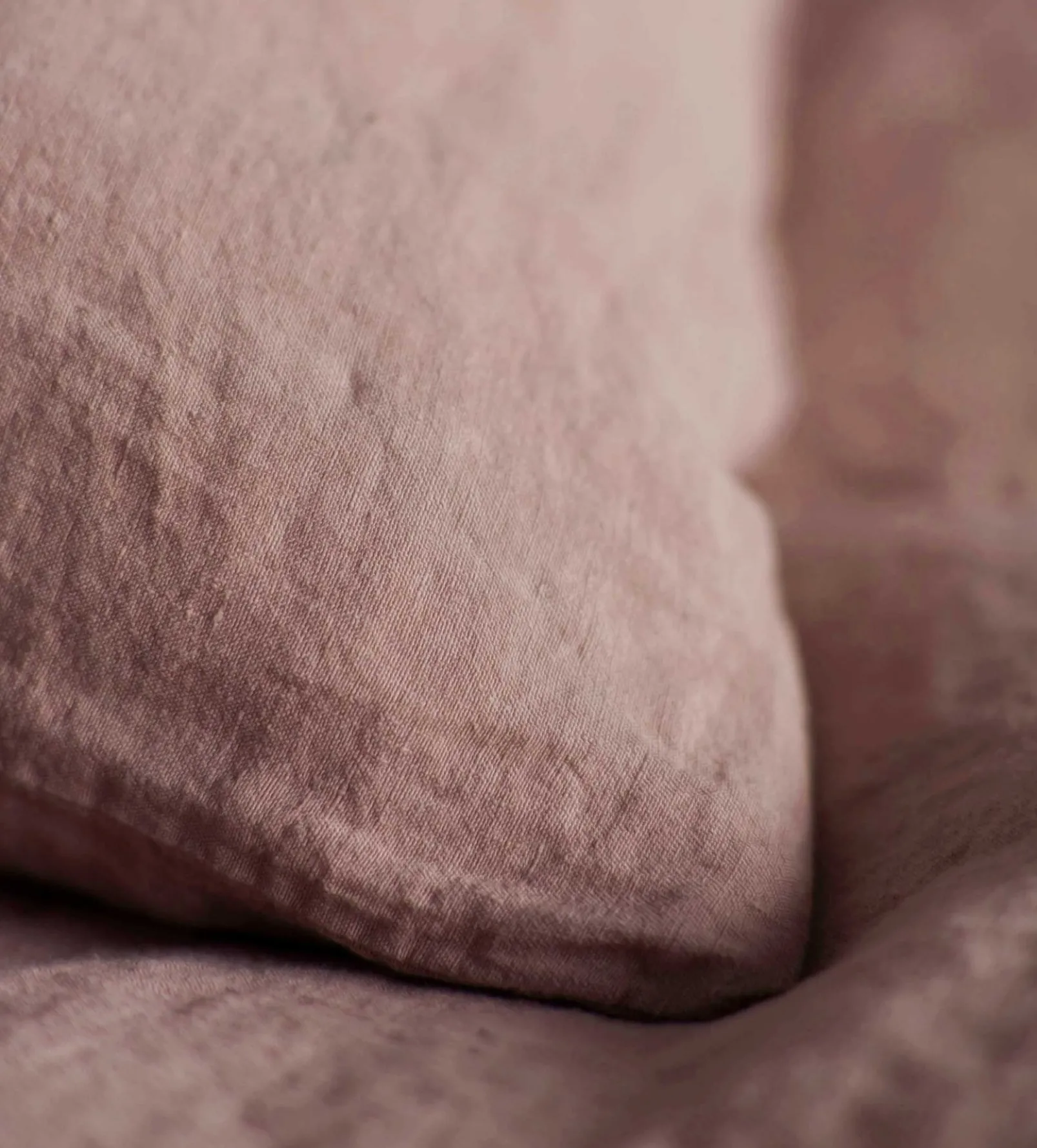 Vintage Rose 100% Linen Duvet Cover