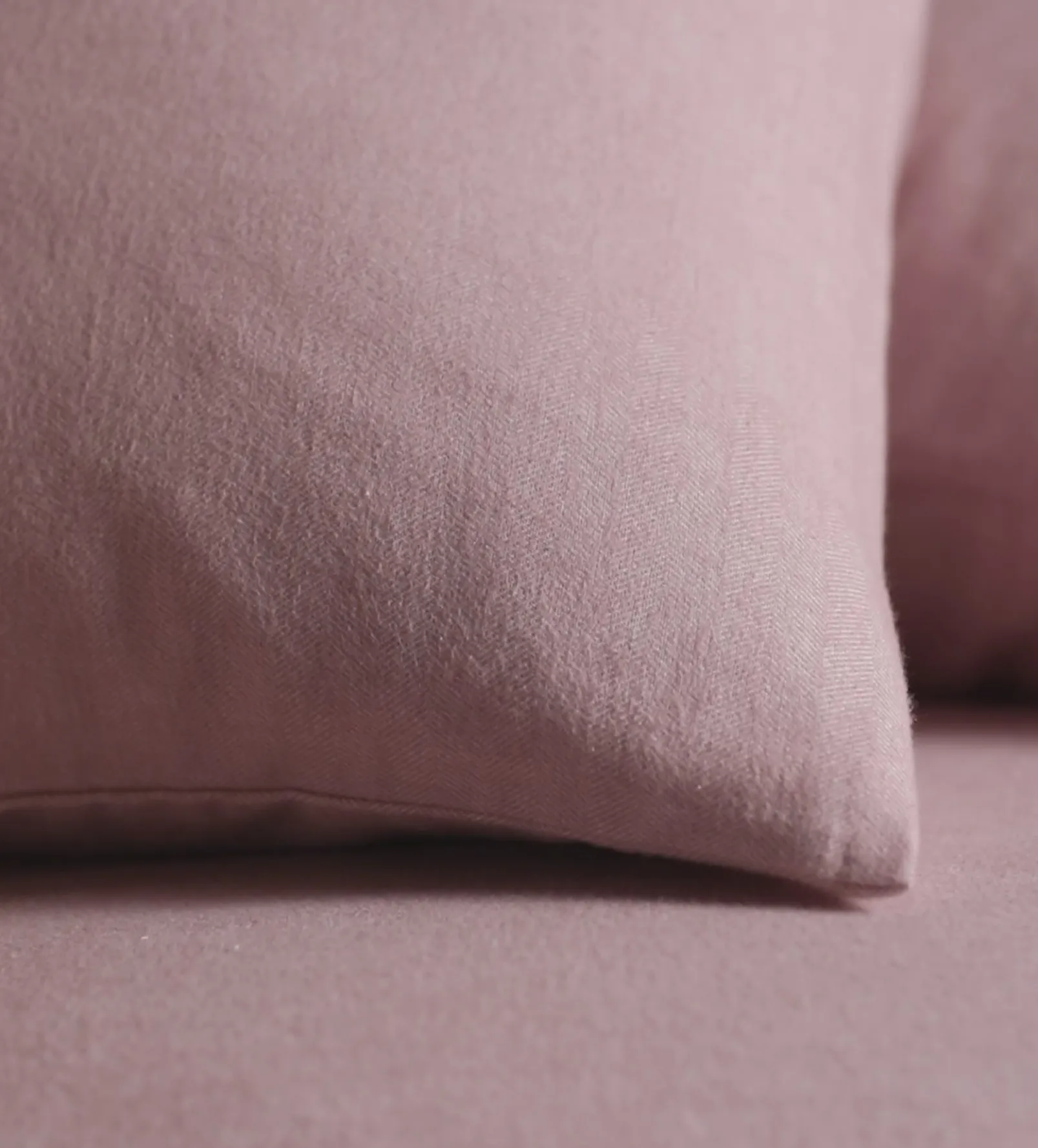 Vintage Rose Henry Brushed 100% Organic Cotton Duvet Cover