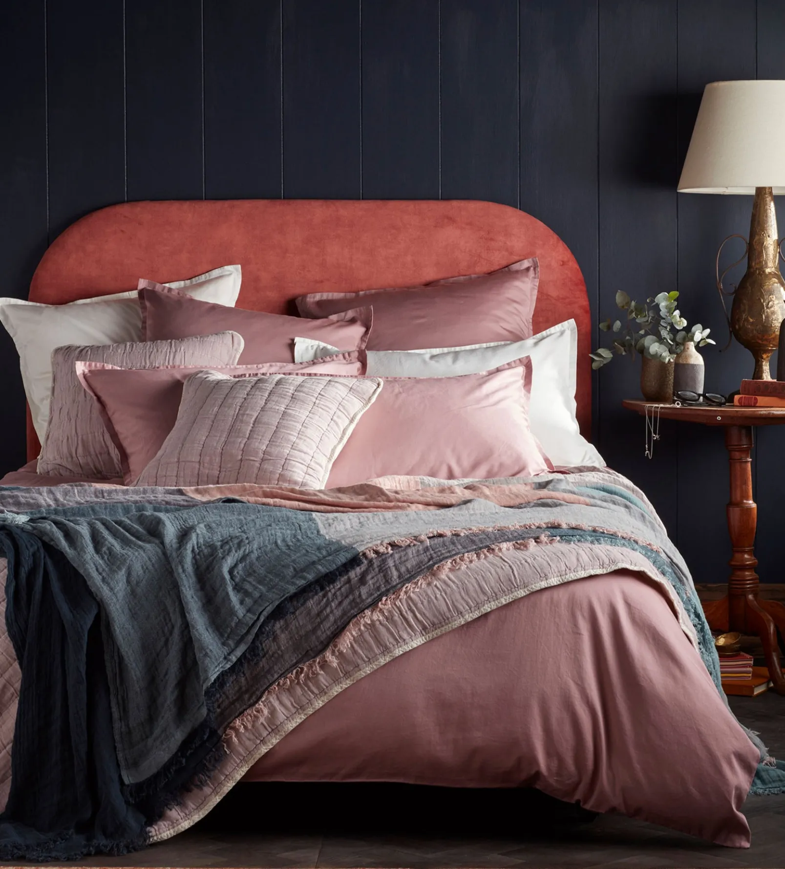 Vintage Rose Super Soft 100% Cotton Duvet Cover