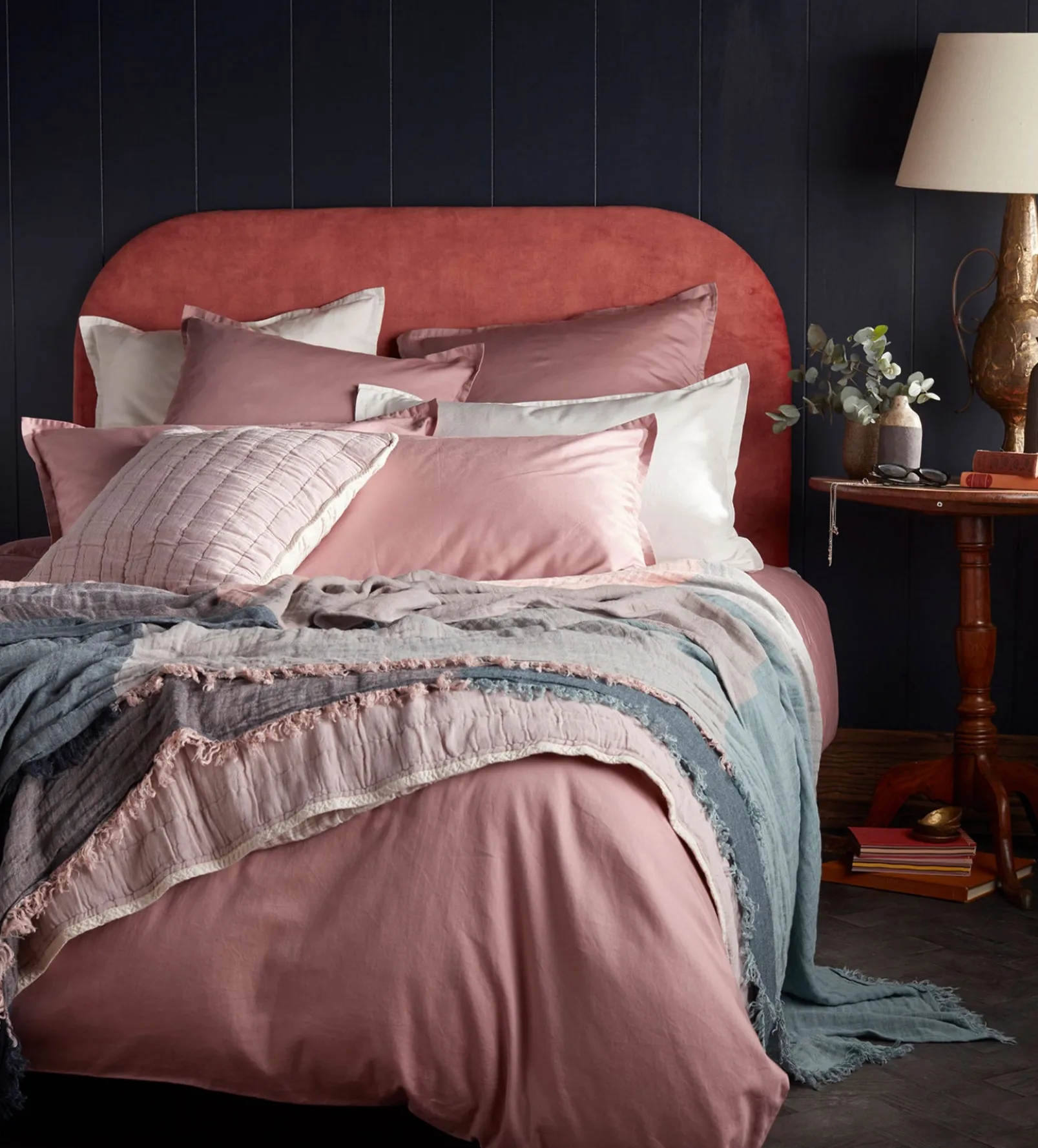 Vintage Rose Super Soft 100% Cotton Duvet Cover