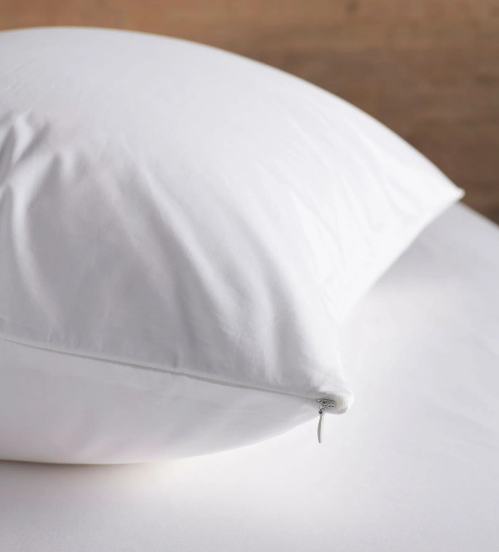 White 100% Cotton Pillow Protector