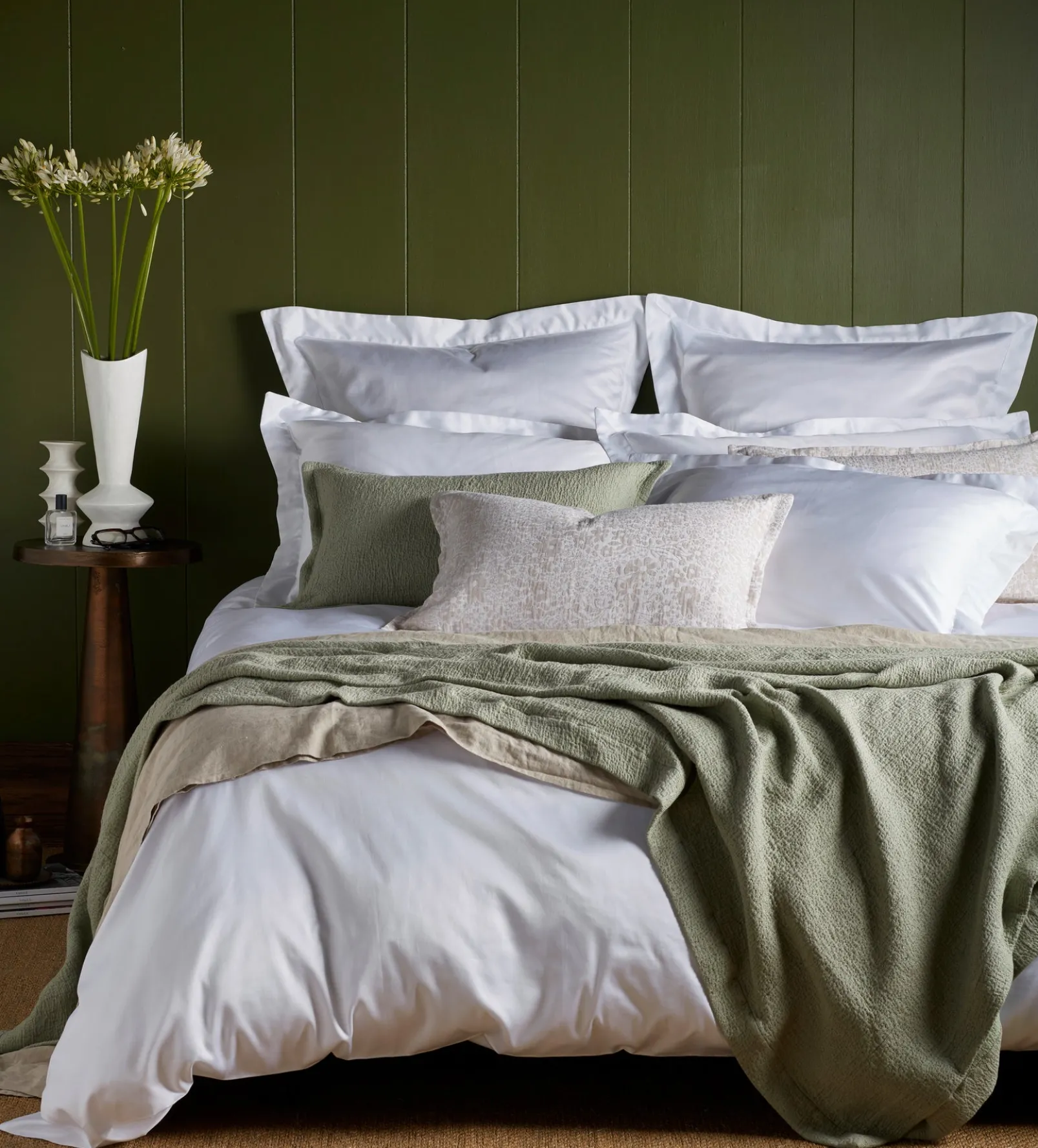 White Luxury 600 Thread Count 100% Cotton Duvet Cover