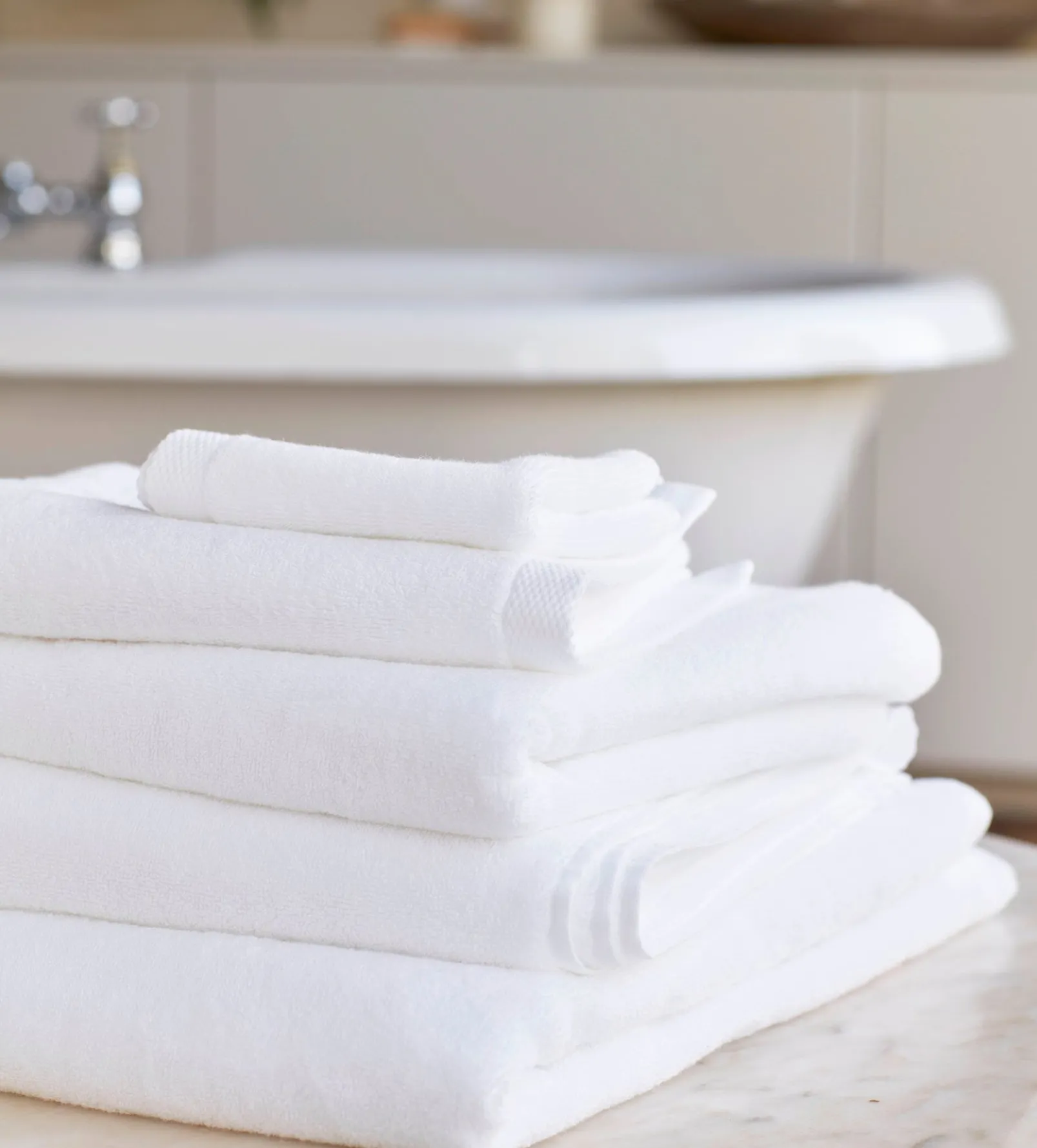 White Luxury Organic 100% Cotton Towels